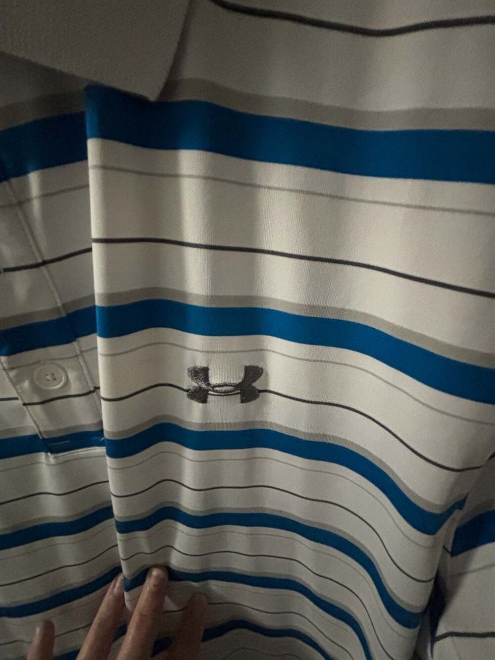 Under Armour HeatGear Striped Polo Shirt 2XL